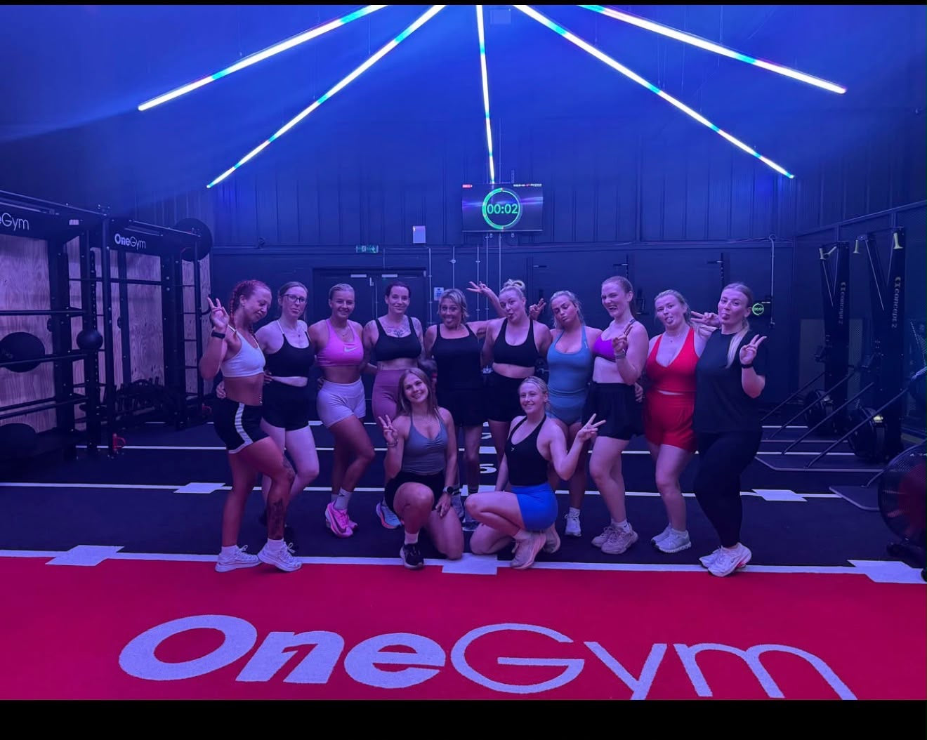Women training together