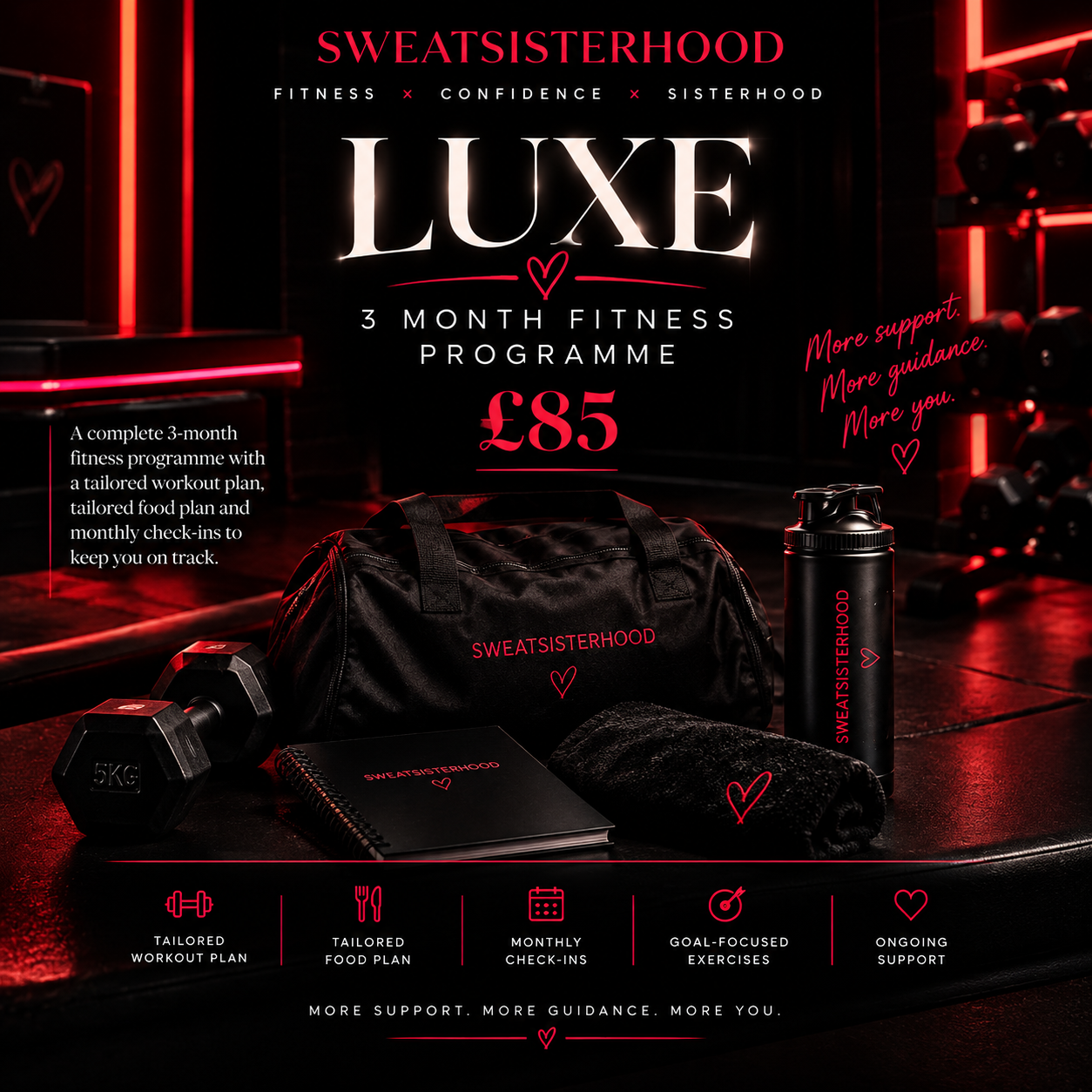 Luxe fitness programme